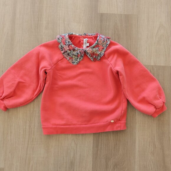 MOLO TARTINE IKKS girls size 8 bundle 3 pcs tops dress cute designer chic floral - Picture 8 of 15